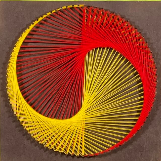 String Art Shaolin circle