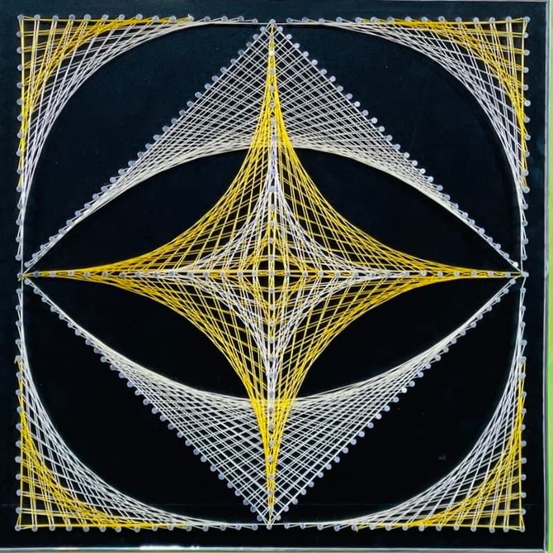 String Art Mandala eye