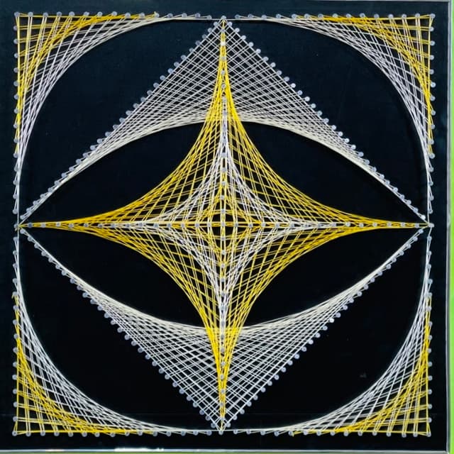 String Art Mandala eye