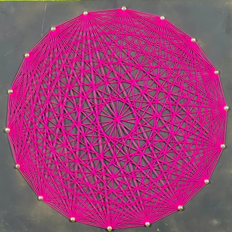 String Art Mandala Circle