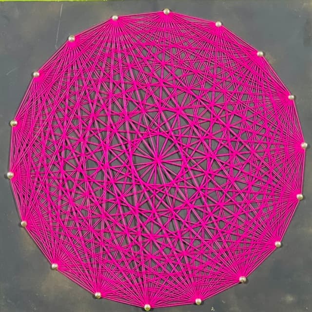 String Art Mandala Circle