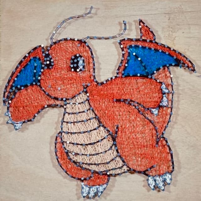 String Art Realistic Dragon