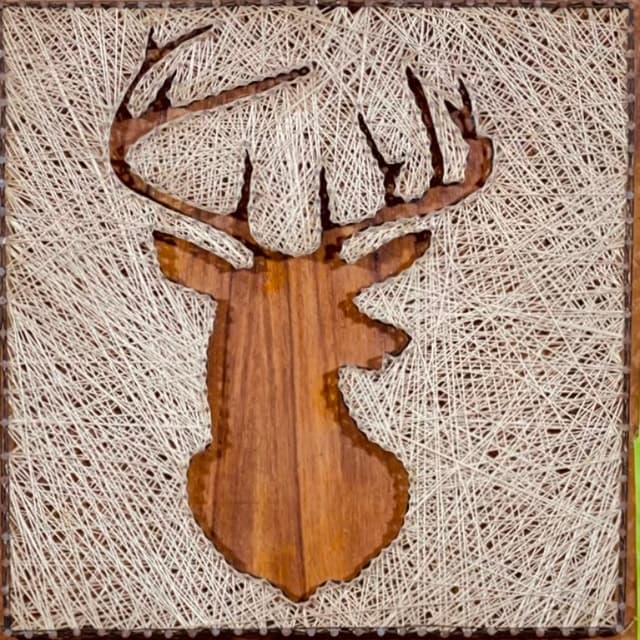 String Art Realistic stag