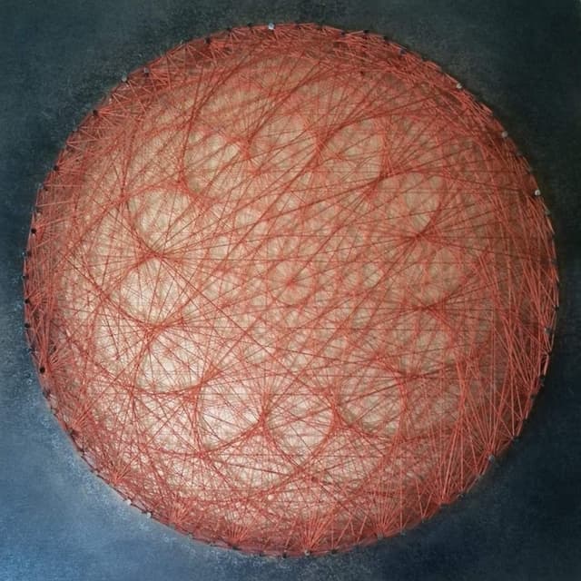 String Art Geometric Mandala