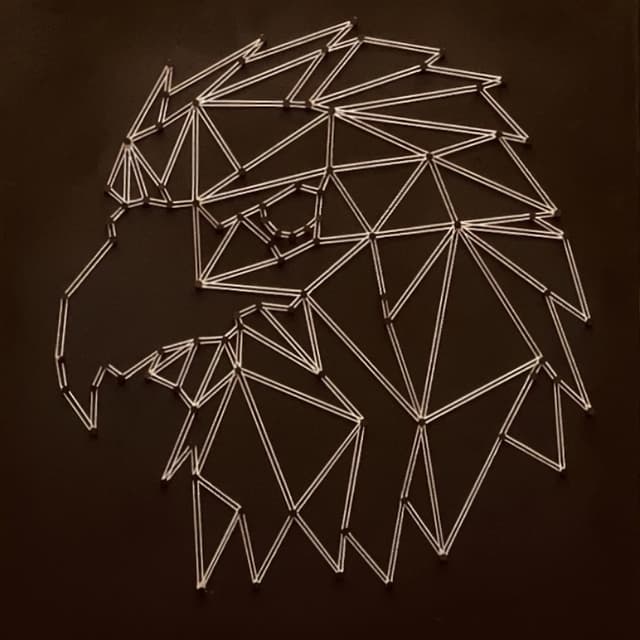 String Art One Liner Eagle