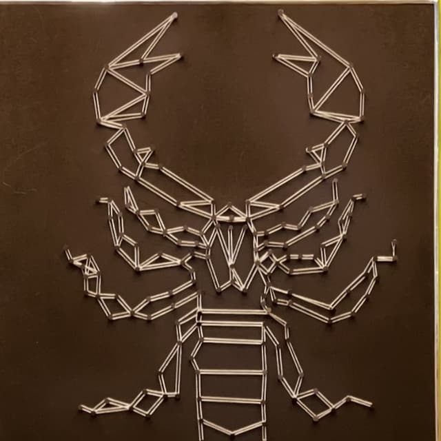 String Art Scorpio one liner
