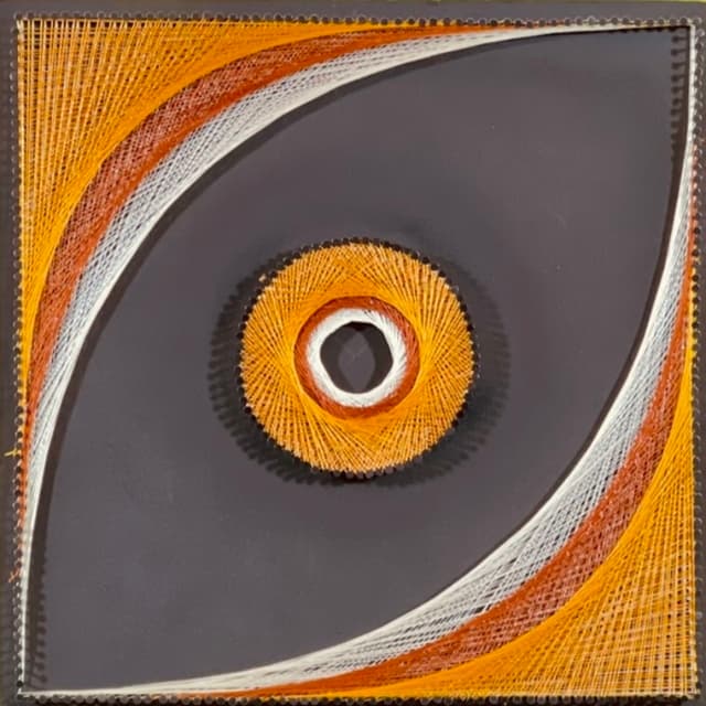 String Art geometric eye